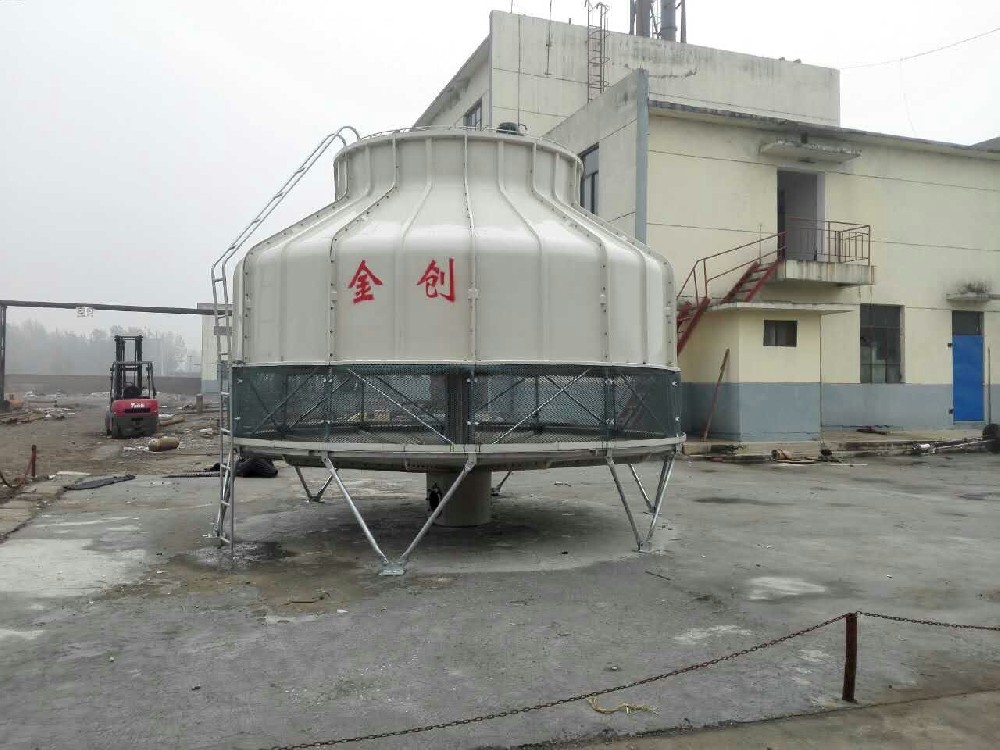冷卻塔噴槍流量調(diào)整范圍較大，且噴霧角度變動小